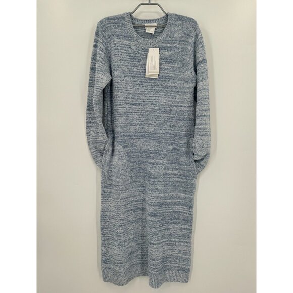 Softies Marshmallow Crew Neck Lounger Pajama Gown w Pockets sz S/M Spring Lake - Picture 2 of 7